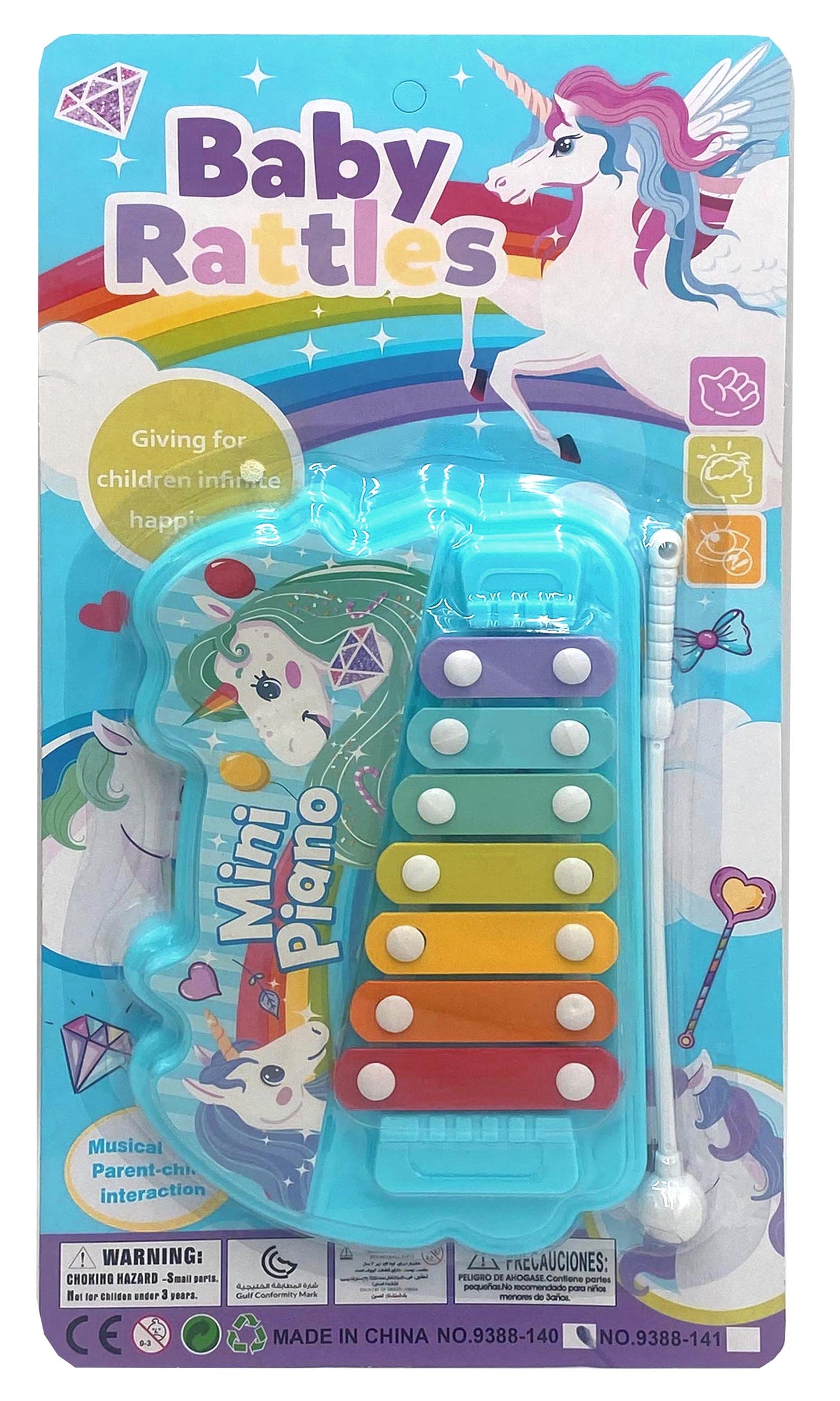 Blister Xilofono Unicorno