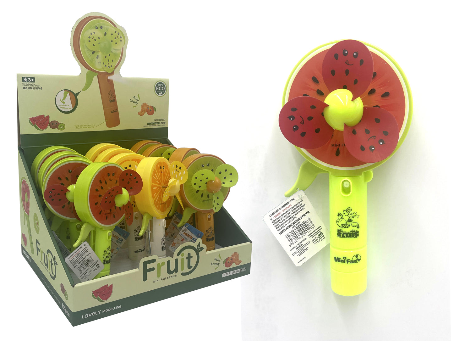 Ventilatore manuale spruzzo acqua