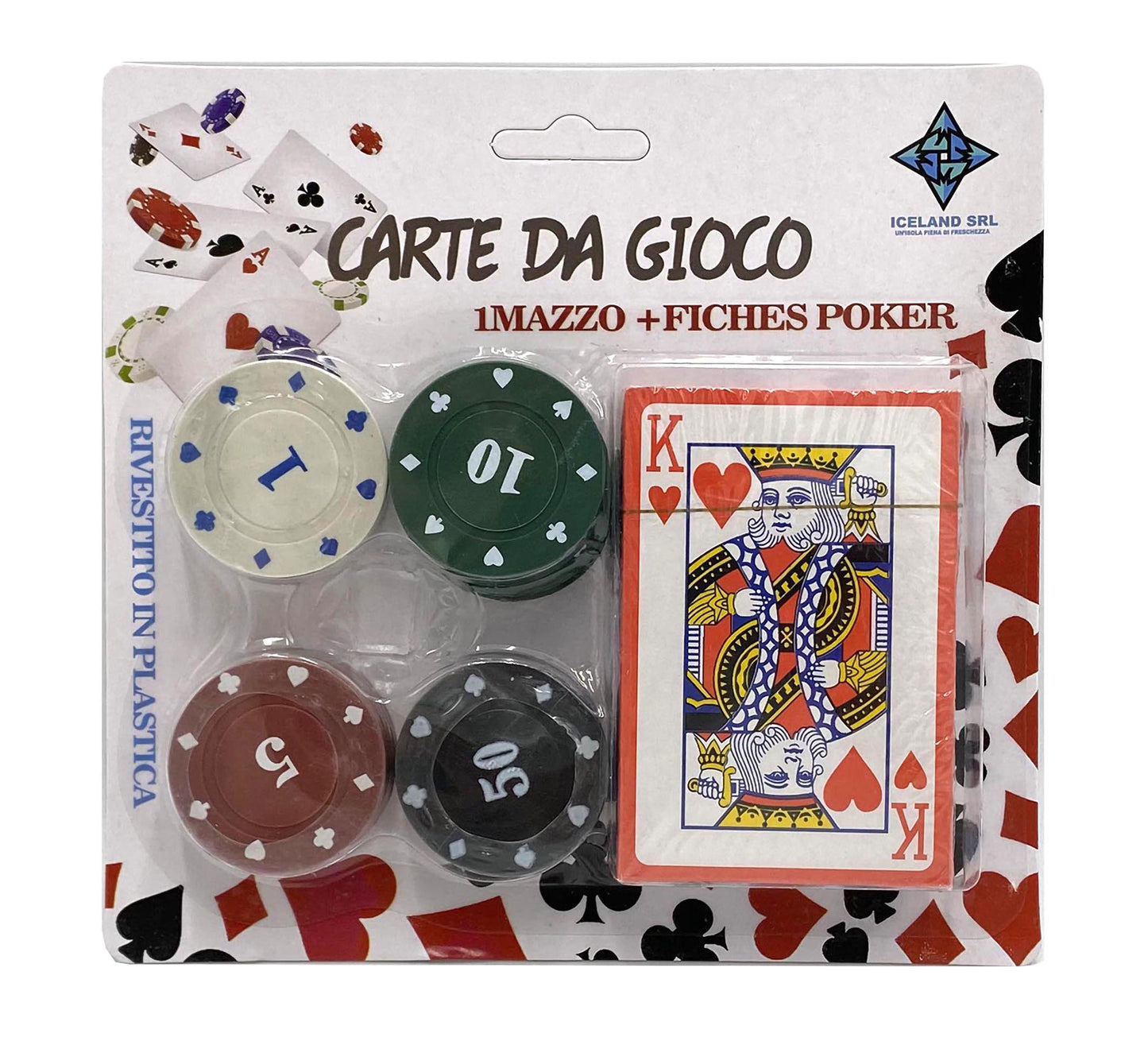Carte da gioco + Fiches Poker