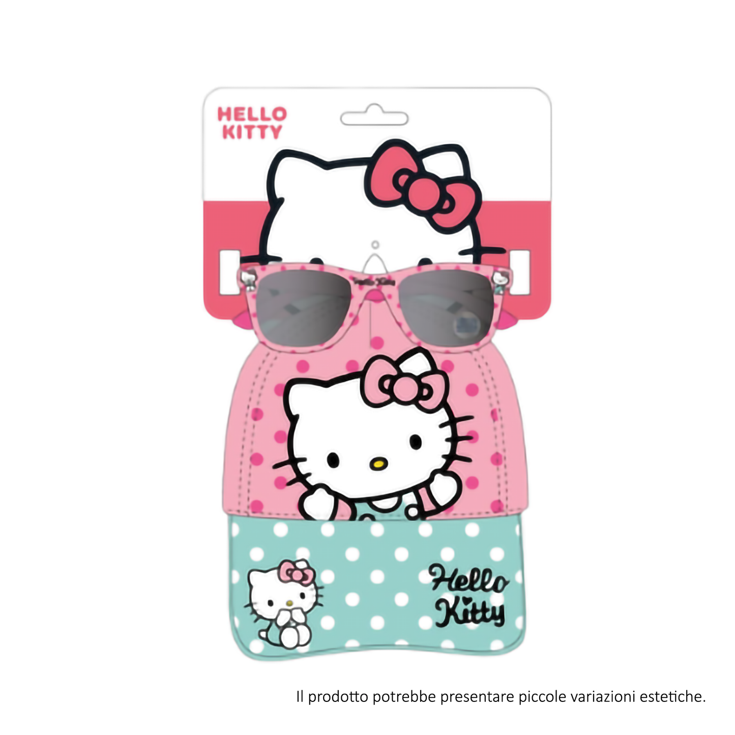Set occhiali da sole e cappellino HELLO KITTY