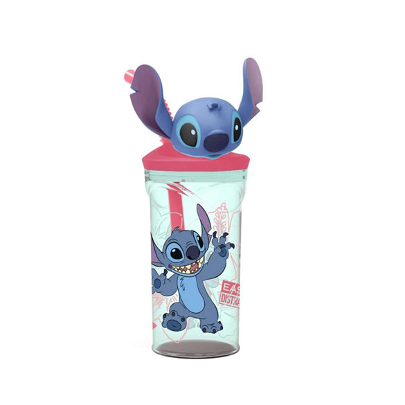 Bicchiere con cannuccia 3D Stich