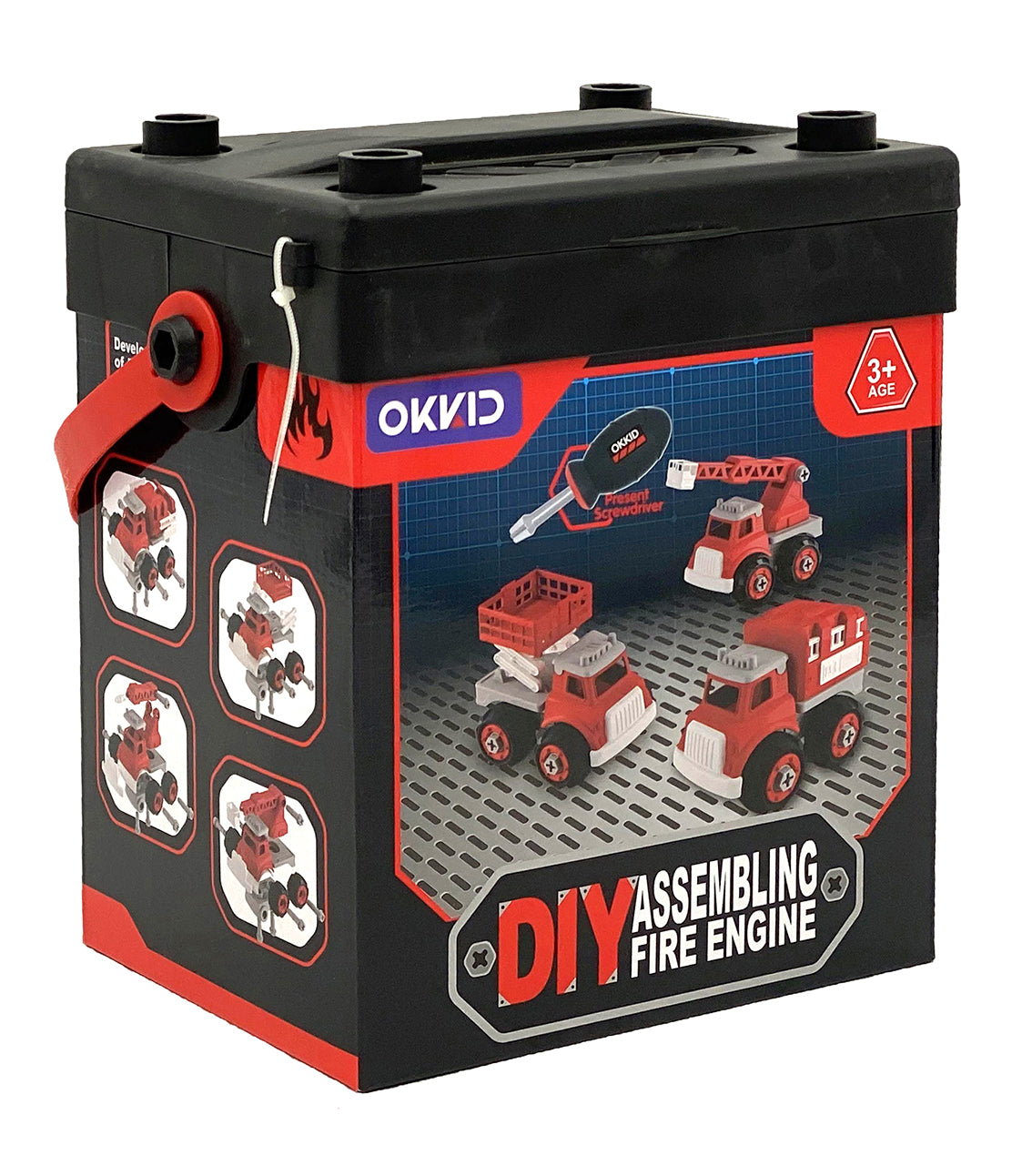 Batteria diy macchina pompieri assemblabile