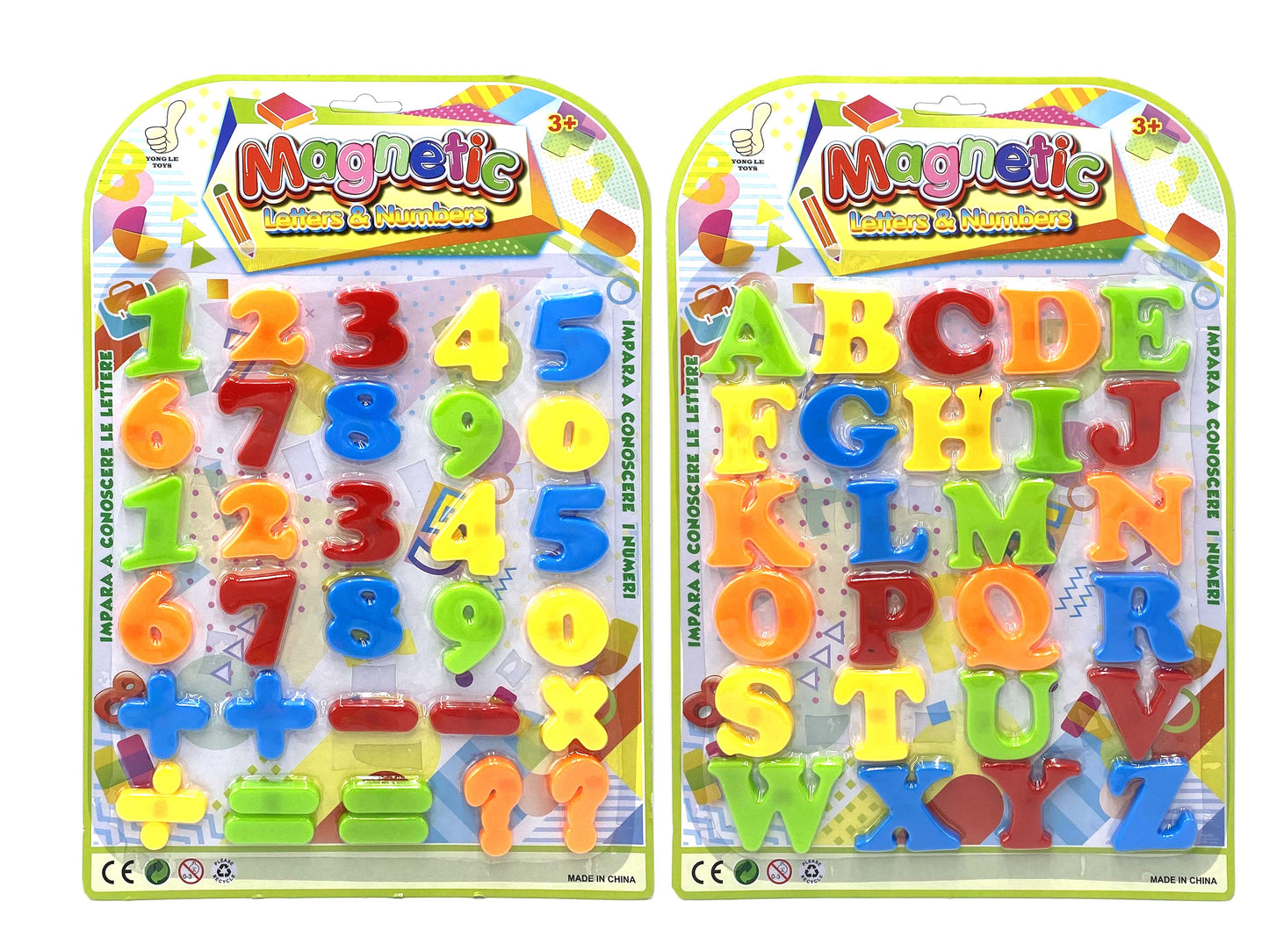 BL numeri e lettere magnetiche