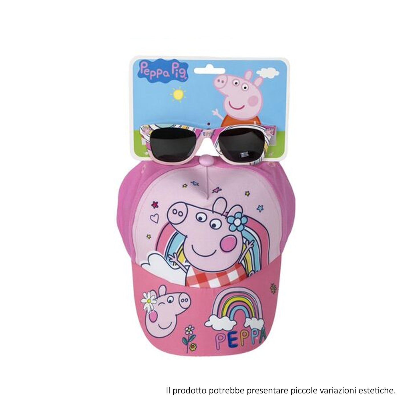Set occhiali da sole e cappellino PEPPA PIG