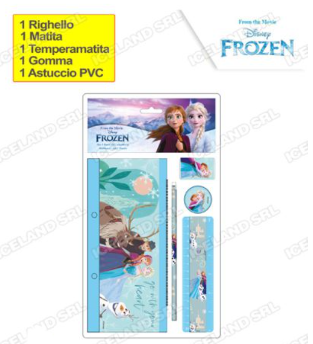 Set cancelleria 5pz Frozen