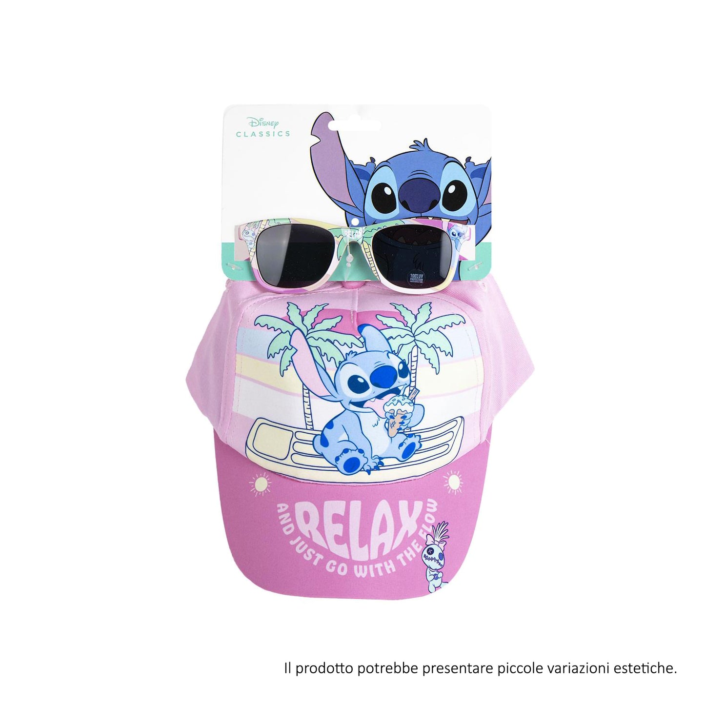 Set occhiali da sole e cappellino STITCH