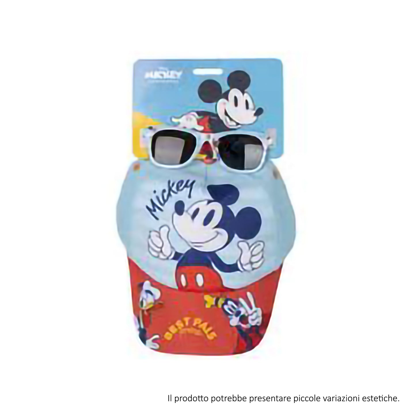 Set occhiali da sole e cappellino TOPOLINO