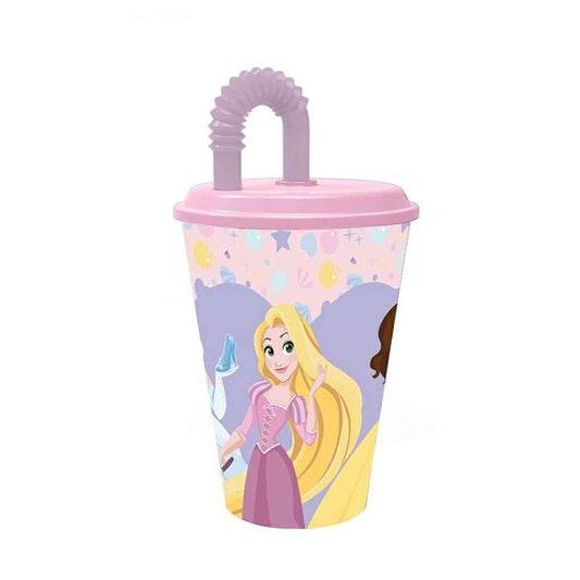 Bicchiere con cannuccia Princess