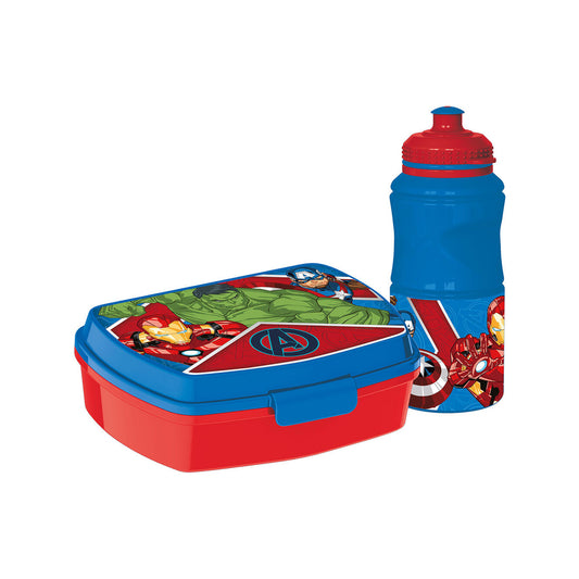 Set Borraccia + Portapranzo Avengers