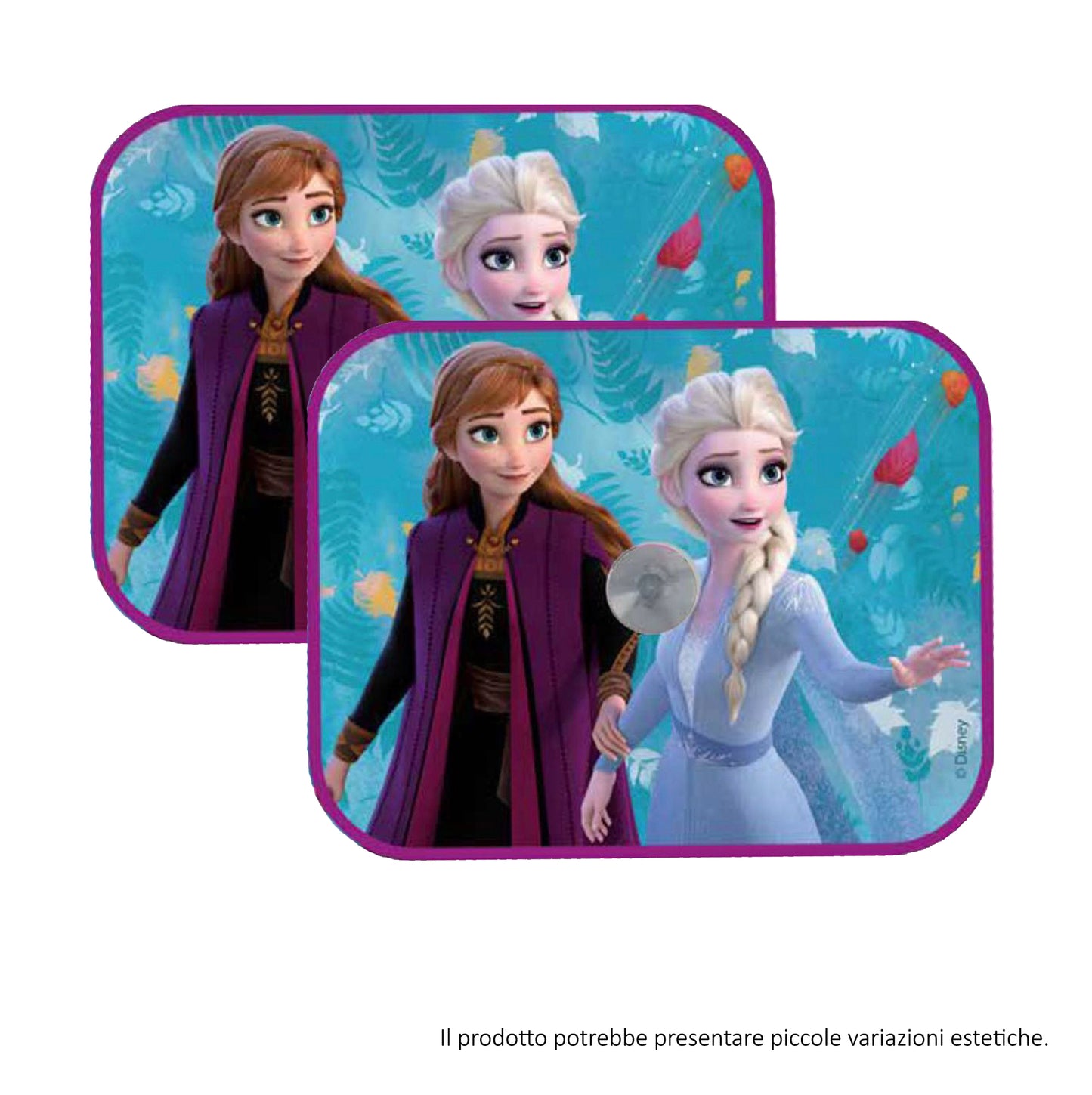 Coppia tendine parosole laterali FROZEN 44x35