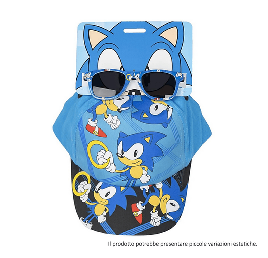 Set occhiali da sole e cappellino SONIC