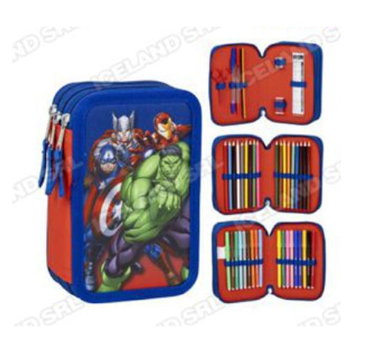 Astuccio 3 zip Avengers GIOTTO
