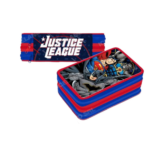 Astuccio 3 zip Justice League GIOTTO