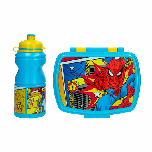 Set Borraccia + Portapranzo Spiderman