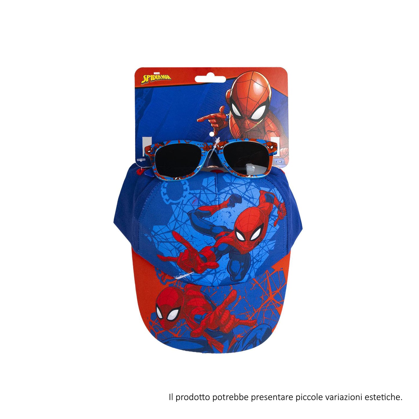 Set occhiali da sole e cappellino SPIDERMAN