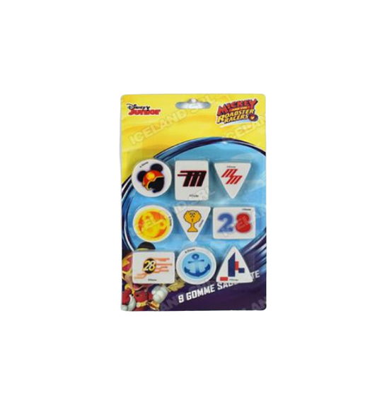 Gomme per cancellare 9pz. sagomate Topolino