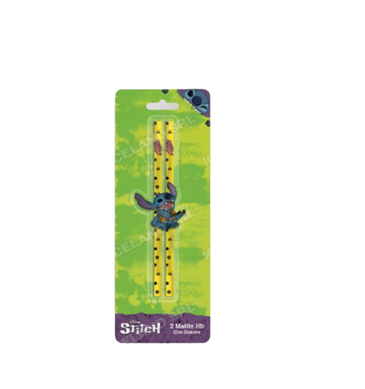 Matite 2pz. Blister Gomma Stitch