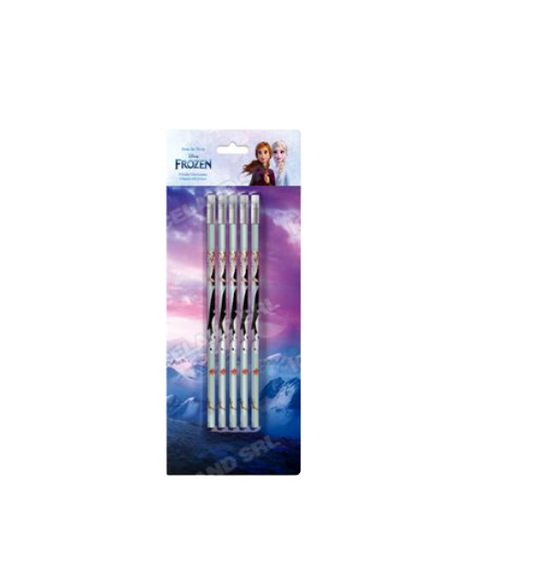 Matite 5pz. Blister Gomma Frozen