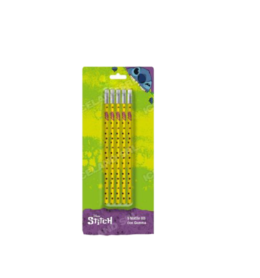 Matite 5pz. Blister Gomma Stitch
