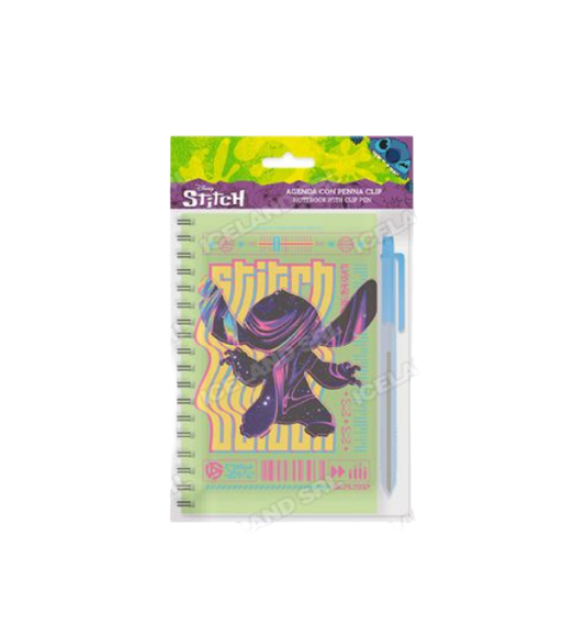 Agenda 14x11cm Con penna in busta Stitch