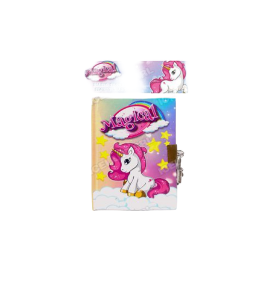 Diario segreto in busta 14,8x10,4 Unicorno