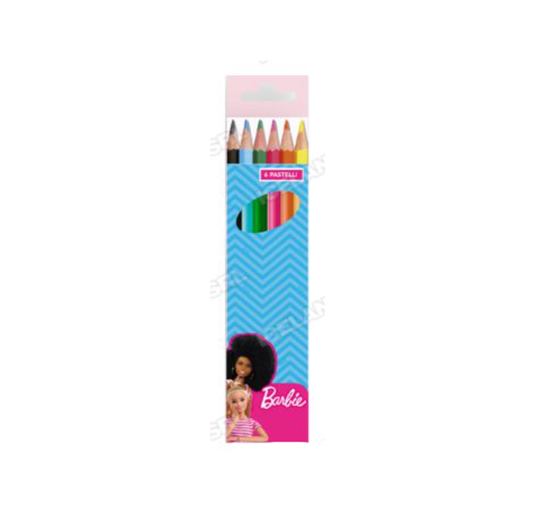 Colori a matita 6pz Barbie