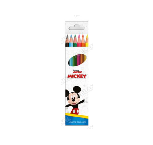 Colori a matita 6pz Topolino