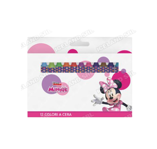 Colori a cera 12pz Minnie