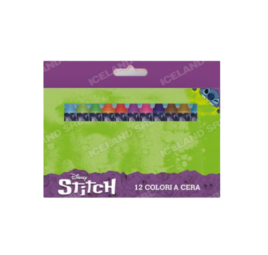 Colori a cera 12pz Stitch