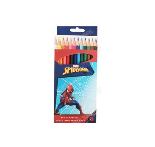 Colori a matita 12pz Spiderman