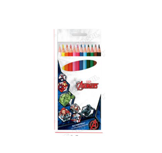 Colori a matita 12pz Avengers