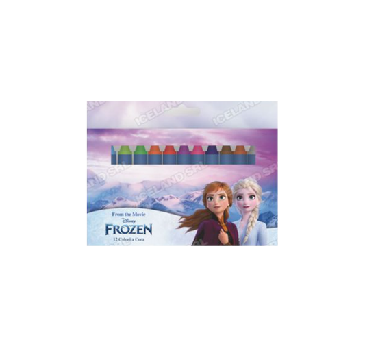 Colori a cera 12pz Frozen