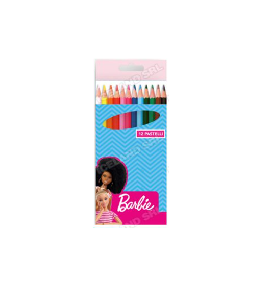 Colori a matita 12pz Barbie