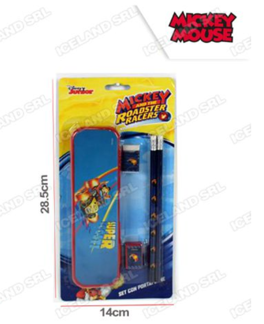 Set con portapenne 5pz Topolino