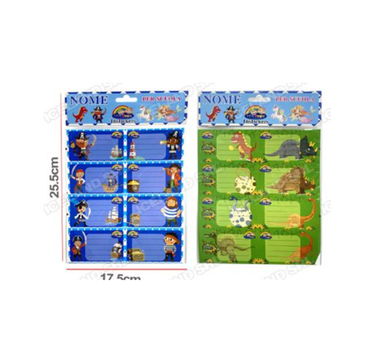 BL 16 Stickers Segnanome