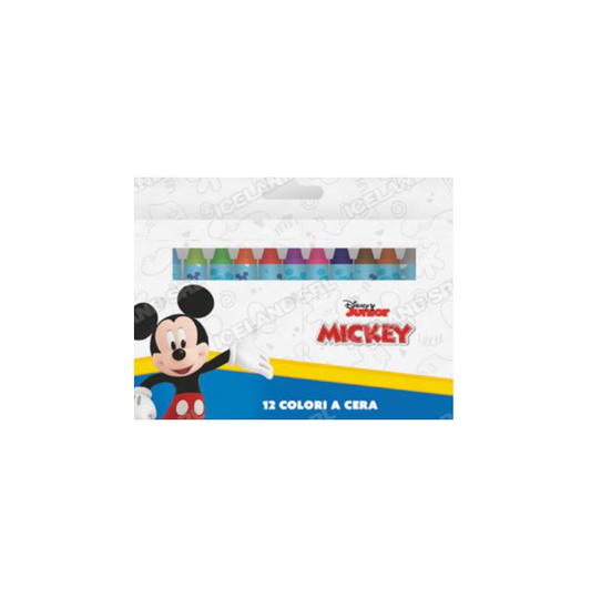 Colori a cera 12pz Topolino