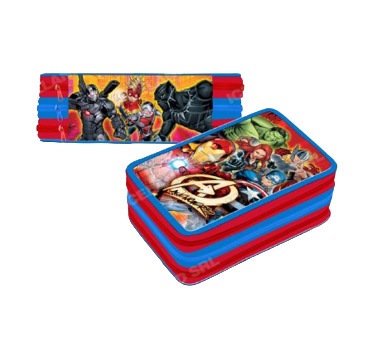 Astuccio 3 zip Avengers GIOTTO