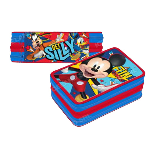 Astuccio 3 zip Topolino GIOTTO